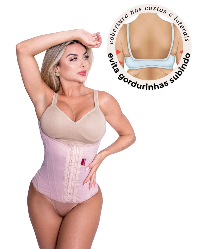 Cinta Corset Alta nas Costas
