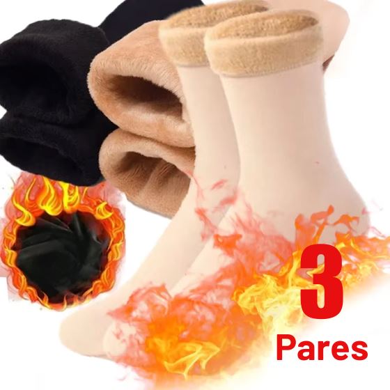 Kit 3 Pares de Meia de Inverno Térmicas