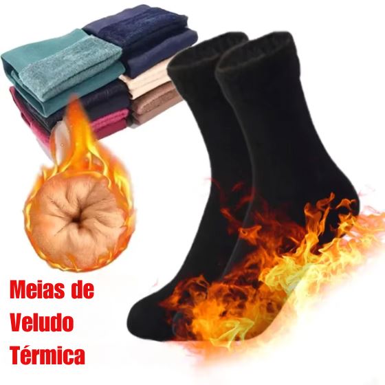 Kit 3 Pares de Meia de Inverno Térmicas
